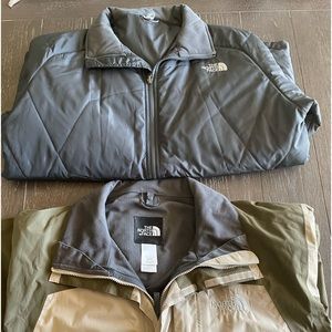Northface Mens xl Jacket with Liner